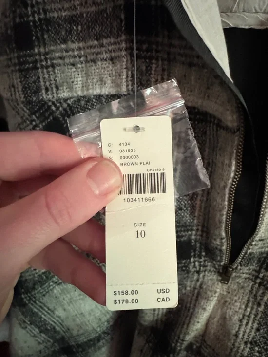 By Anthropologie Sleeveless Plaid Romper - Picture 3 of 6